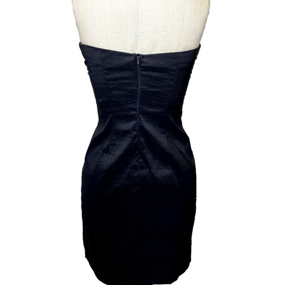 Strapless Sequin LBD Dance the Night Away Mini Black Med NWT - Picture 2 of 2